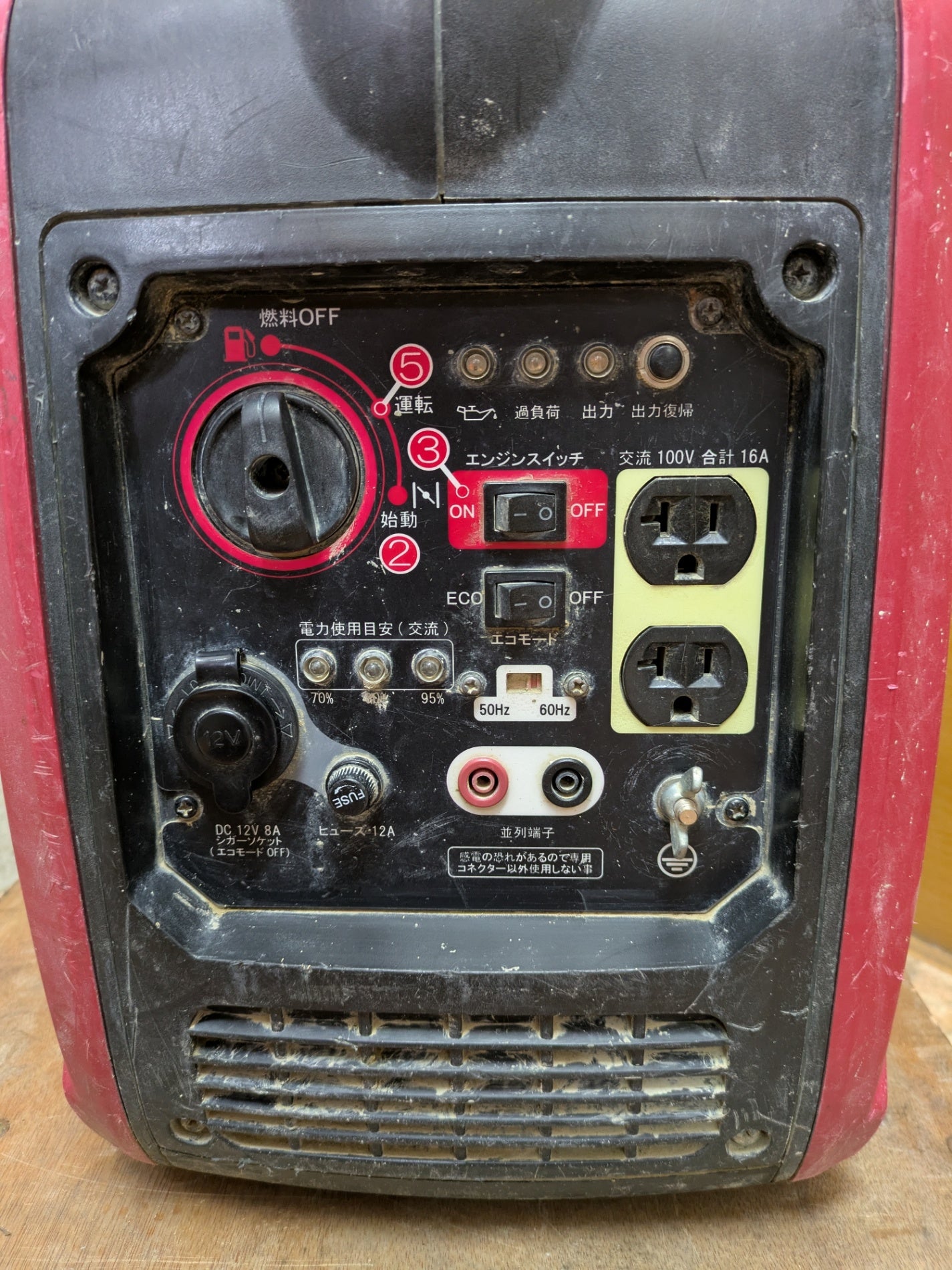 【倉庫保管】 工進 インバーター発電機 (定格出力1.6kVA) GV-16i