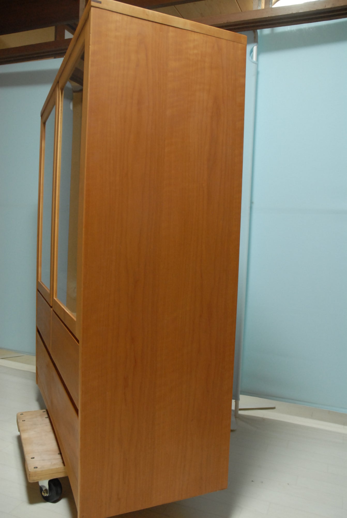 【倉庫保管】アクタス キャビネット 食器棚 飾り棚 朝日木材加工 幅105cm 奥行き 42cm 高さ125cm