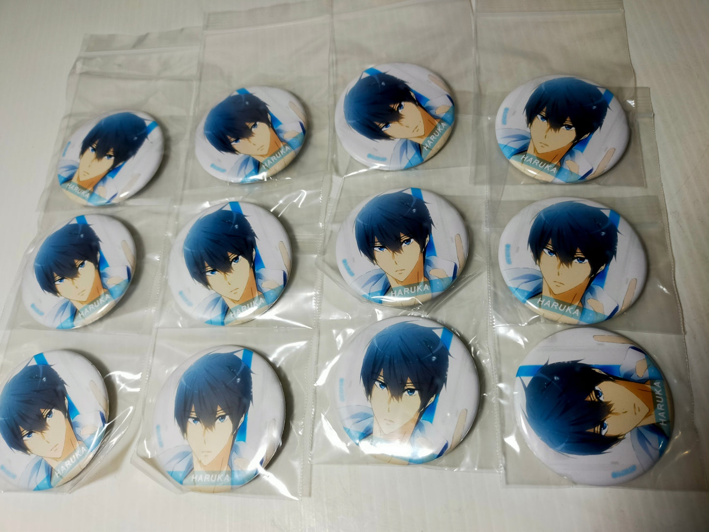 【サテライト】 缶バッジ Free! Water 七瀬遙 12個セット