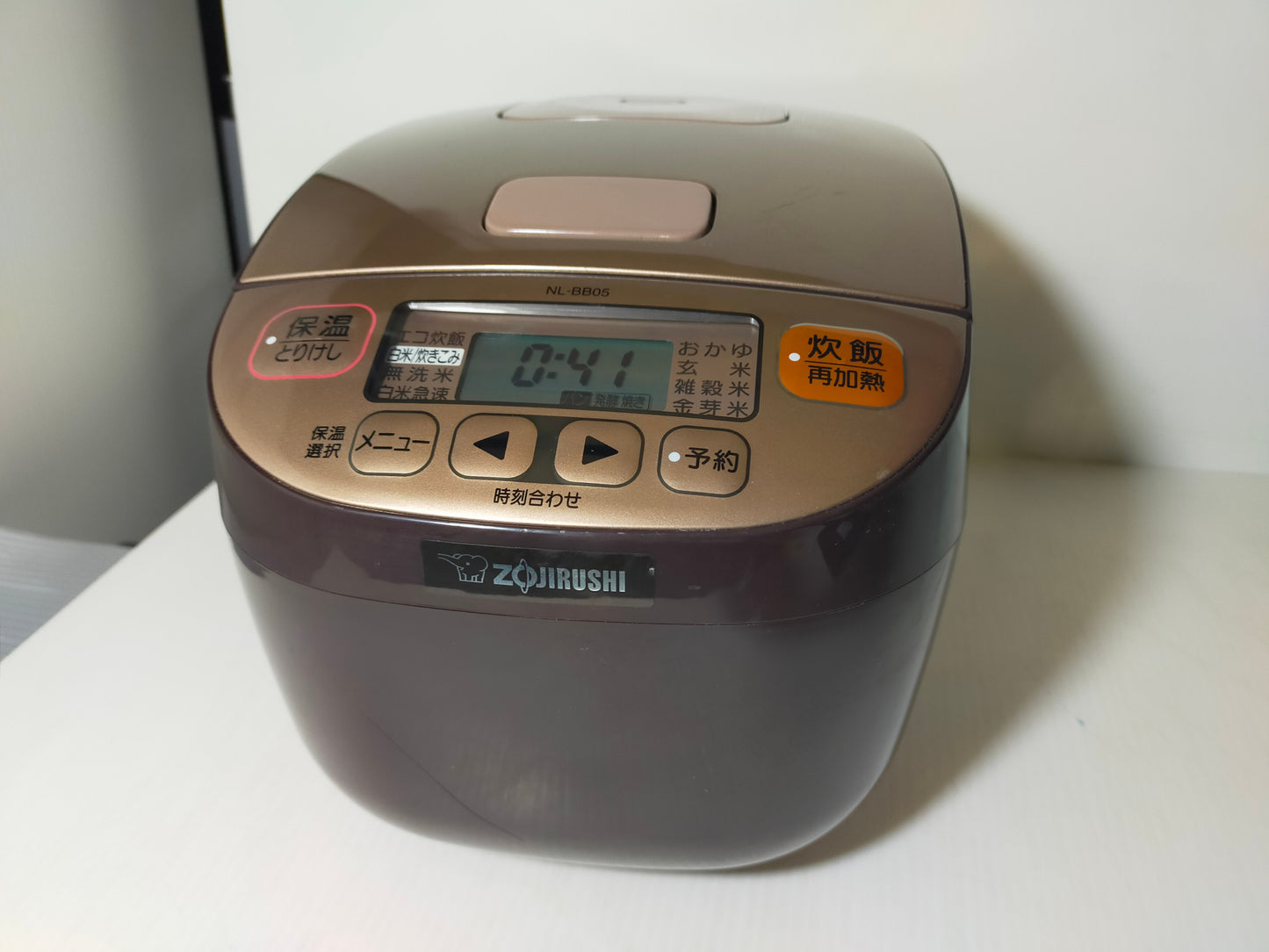 【サテライト】 炊飯器 象印 3合炊き NL-BB05AM-TM
2021年製