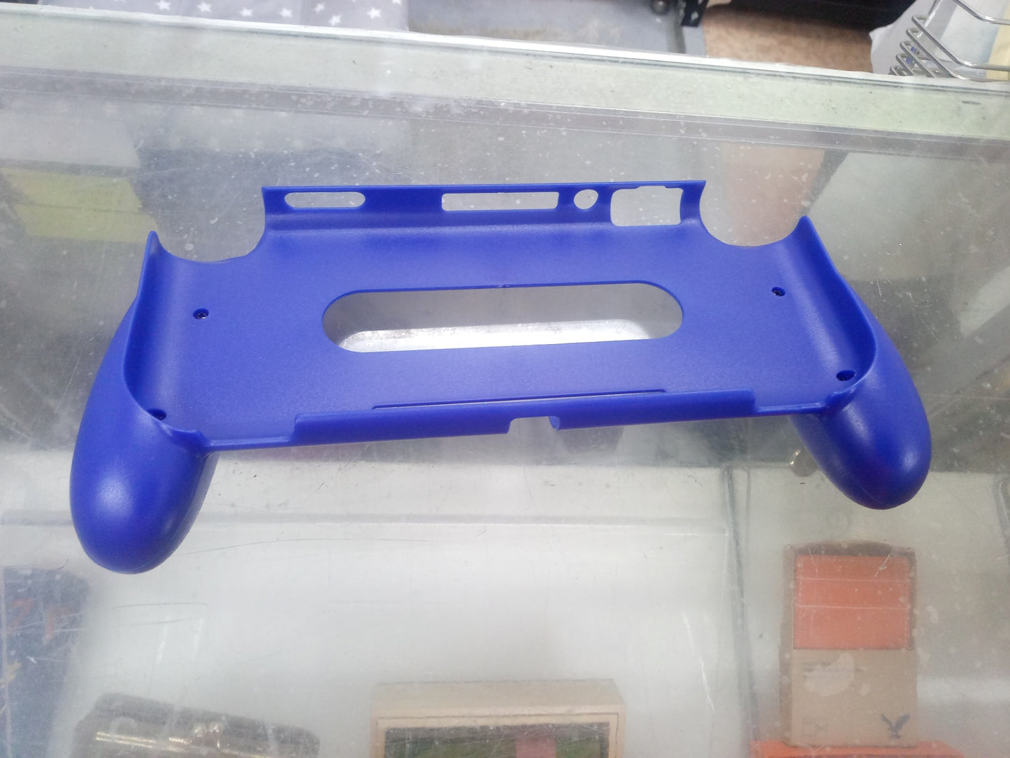 【深草店】 ハンドグリップ 任天堂Switchライト用 青