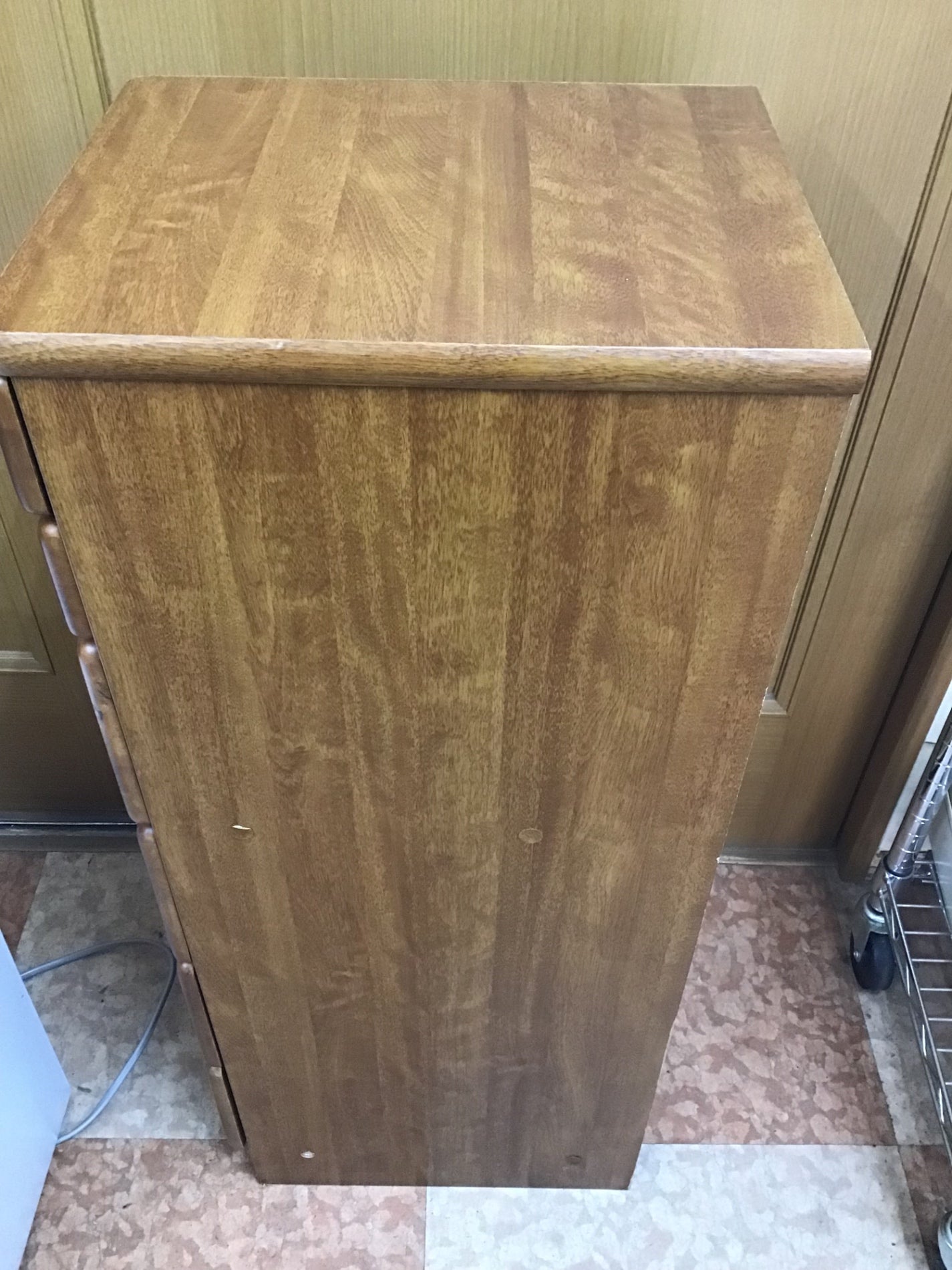 【深草店】 タンス 木製 細い 幅29.5cm 高さ90.5cm 奥行き36.7cm
