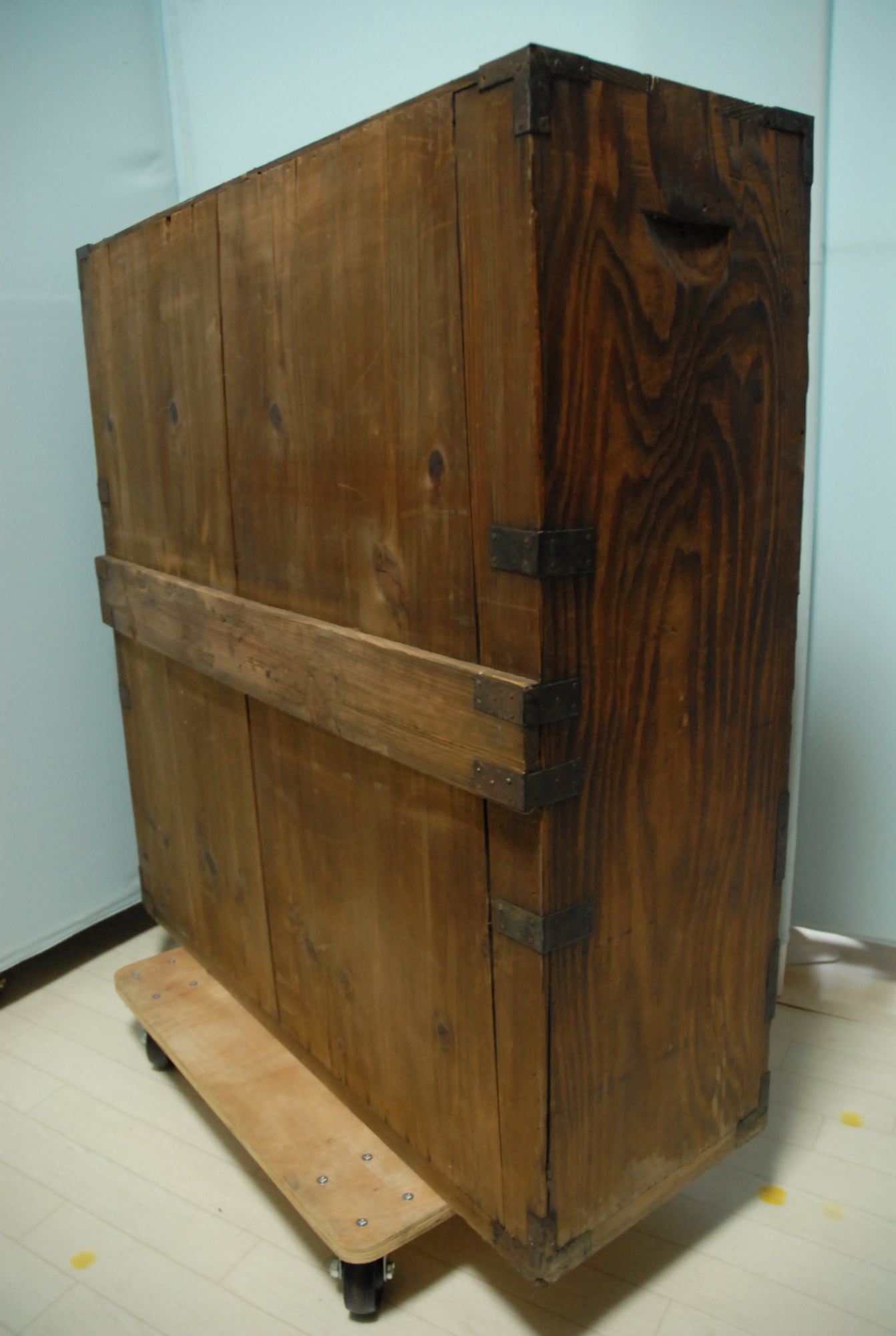 薬棚 薬箪笥 アンティーク ヴィンテージ 古家具 時代家具 レトロ 引き出し24杯 幅87cm 奥行き30cm 高さ91cm W