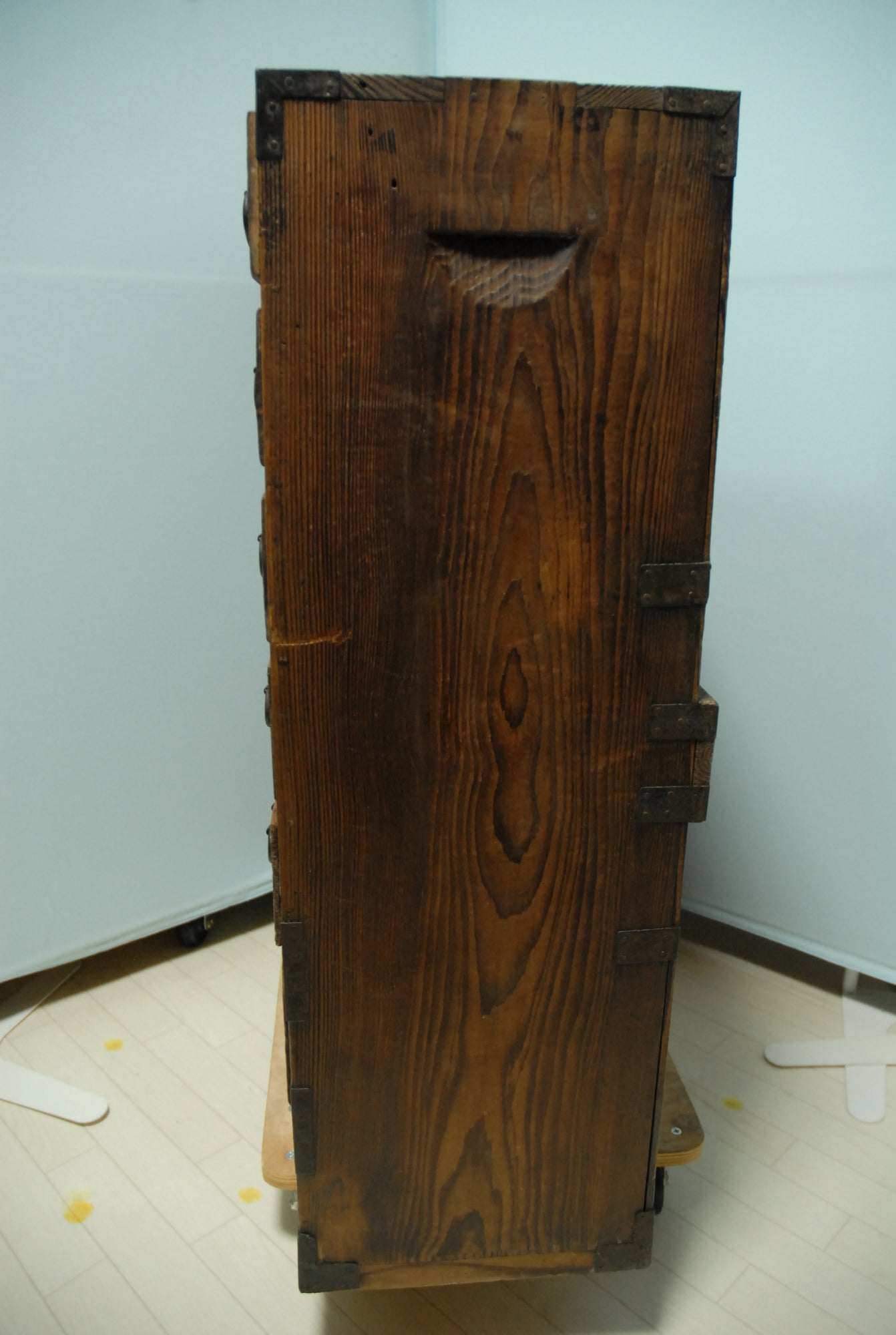 薬棚 薬箪笥 アンティーク ヴィンテージ 古家具 時代家具 レトロ 引き出し24杯 幅87cm 奥行き30cm 高さ91cm W
