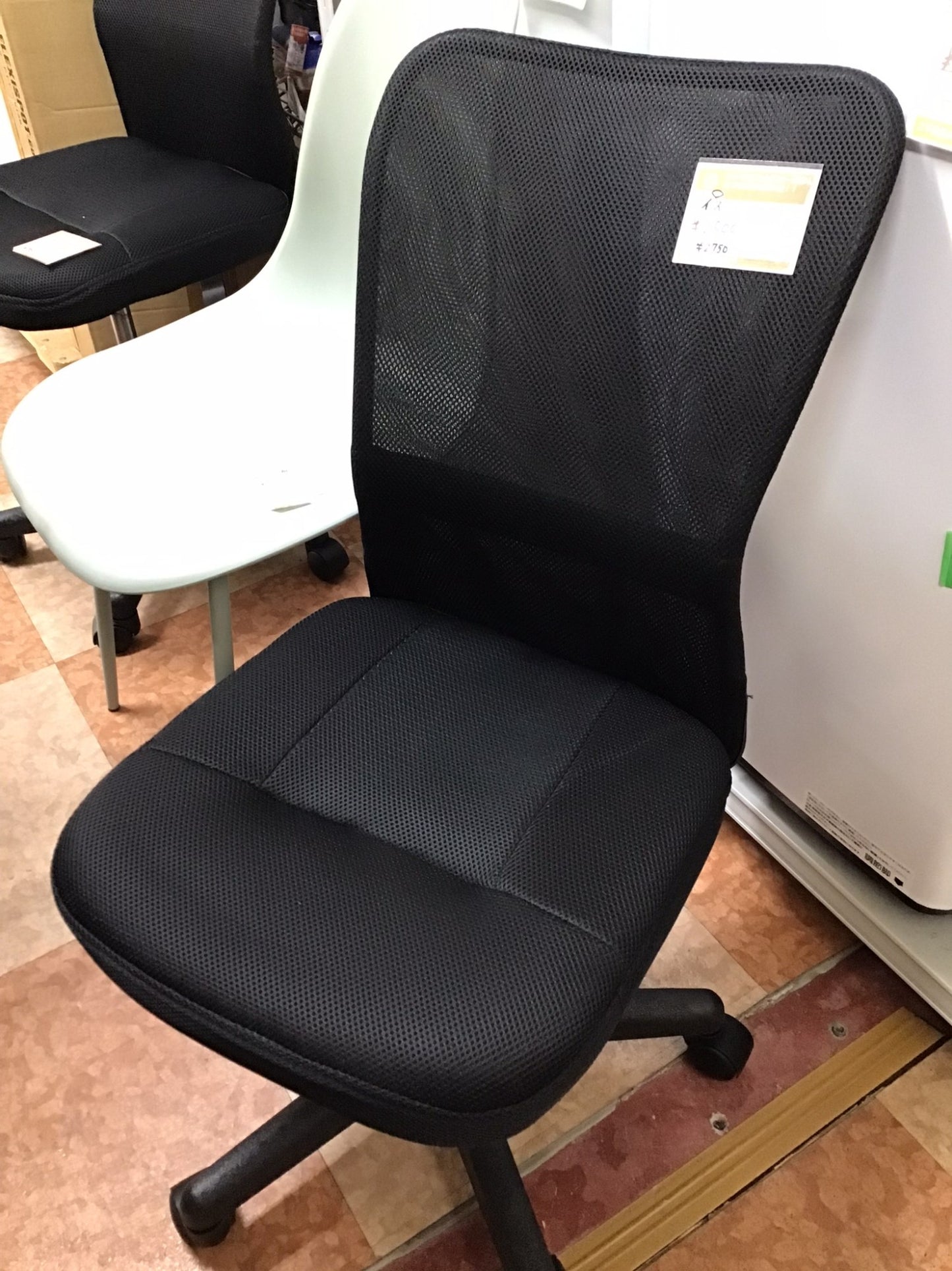 【深草店】オフィスチェア 黒