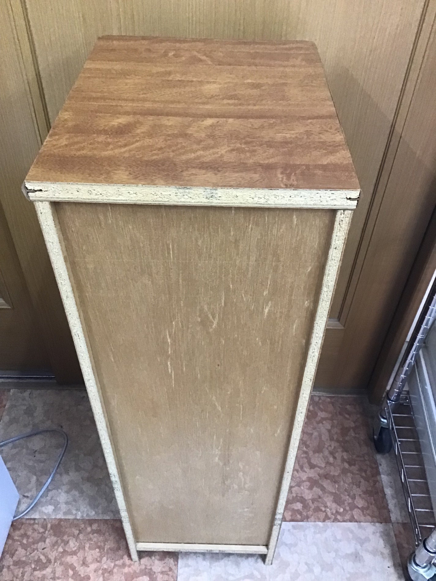 【深草店】 タンス 木製 細い 幅29.5cm 高さ90.5cm 奥行き36.7cm