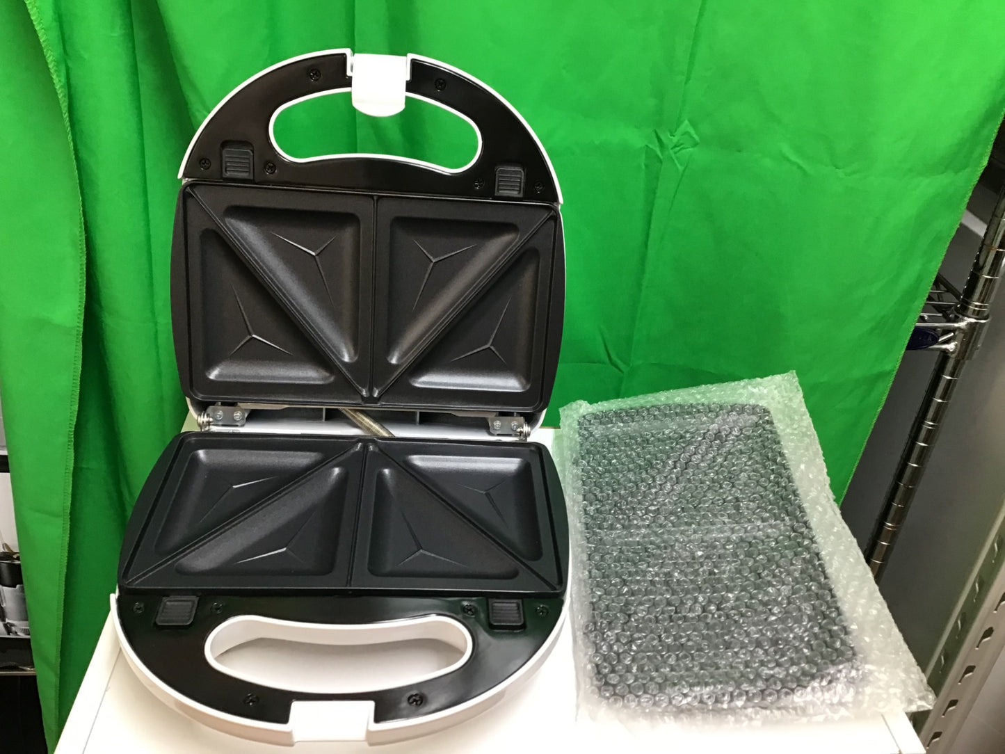 【深草店】LITHON (ライソン) D-STYLIST 着脱式サンドメーカー2in1 KDHS-004W | ホットサンド | 1台でホットサンドもワッフルも簡単に作れる!