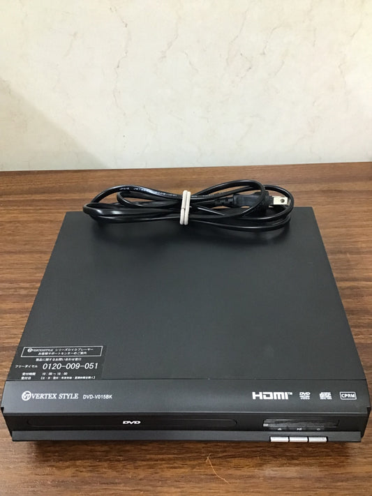 【深草店】 DVDプレーヤー　VERTEX STYLE   DVD-VO15  BK