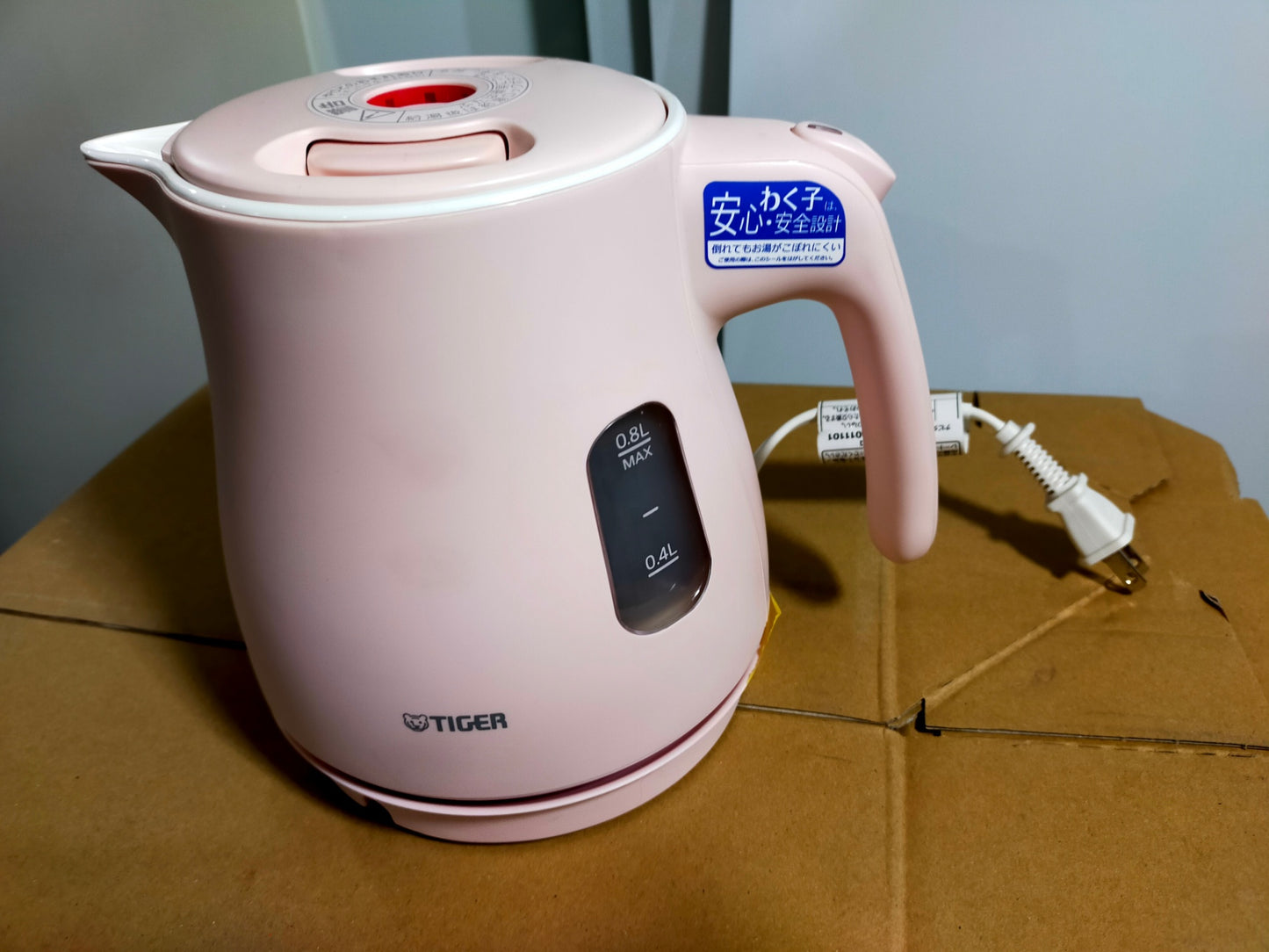 【サテライト】 電気ケトル タイガー PCM-A080 0.8L  2021年製