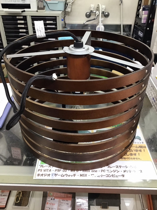 【深草店】ペンタントライト　木製　LED　ニトリ