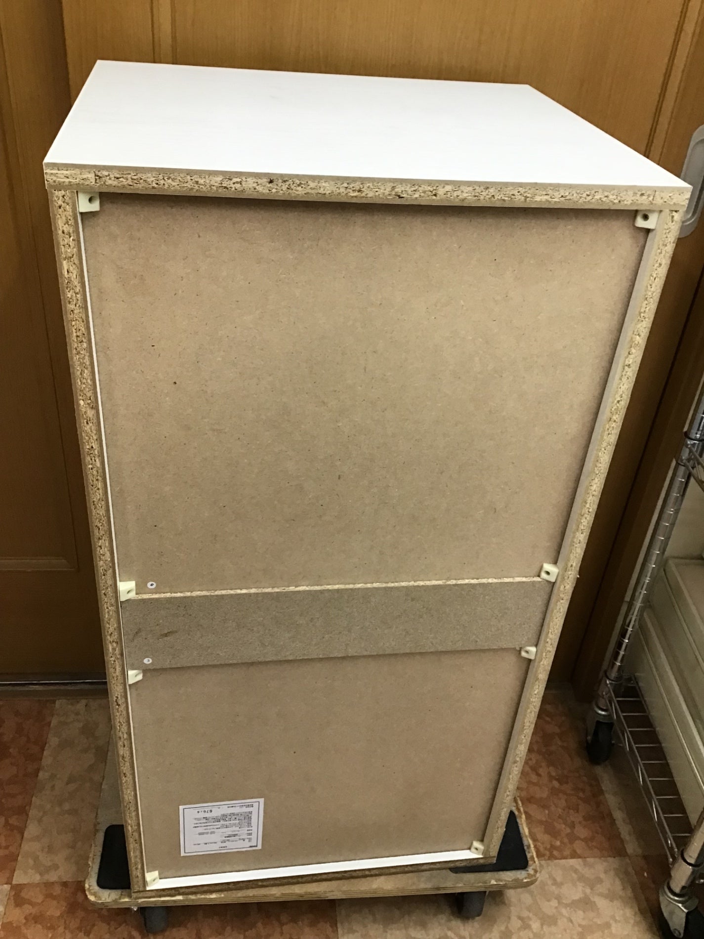 【深草店】 チェスト　白　幅475mm 高さ900mm 奥行400mm