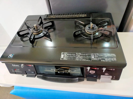 【サテライト】 ガスコンロ パロマ IC-N900B-R-13A  2015年製