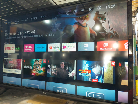 【サテライト】チューナーレステレビ TCL 32V型 32S52E