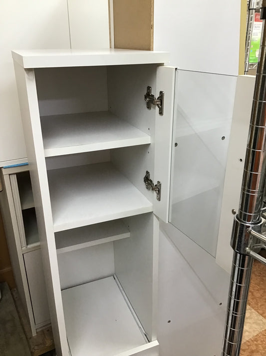 【深草店】 カップボード　取っ手無し　幅28.5㎝　奥行39.5㎝　高さ120㎝