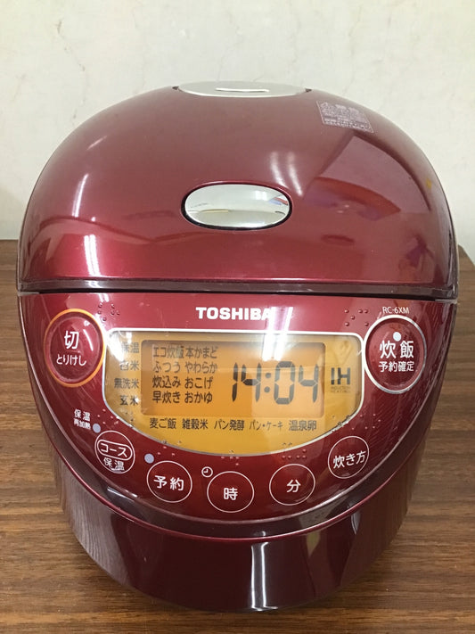 【深草店】 炊飯器　東芝　RC-6XM　21年製  2021年製