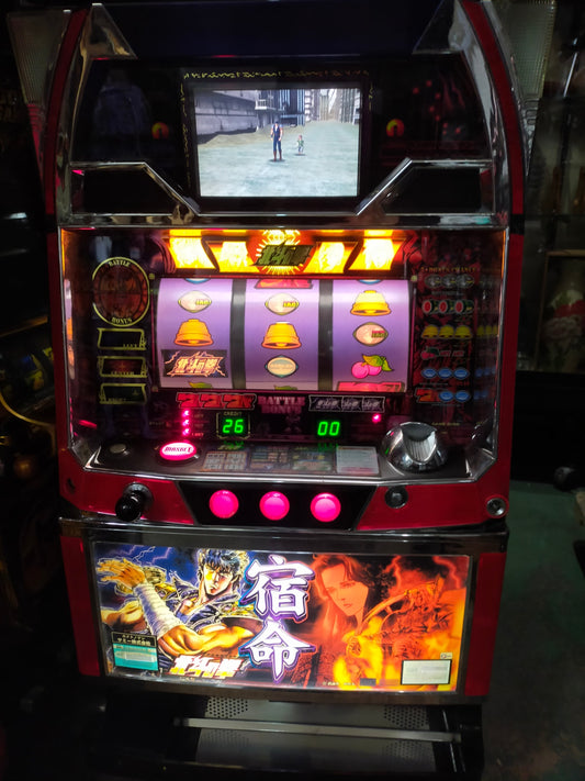 【サテライト】パチスロ実機 北斗の拳 宿命パネル 4号機 【発送不可】