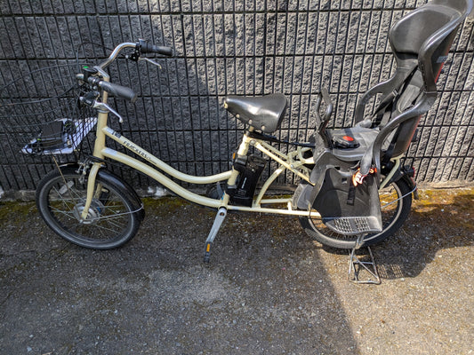 【倉庫保管】 丸石サイクル 電動アシスト自転車 ふらっか～ずココッティアシスト ASCCY203B 子供乗せ