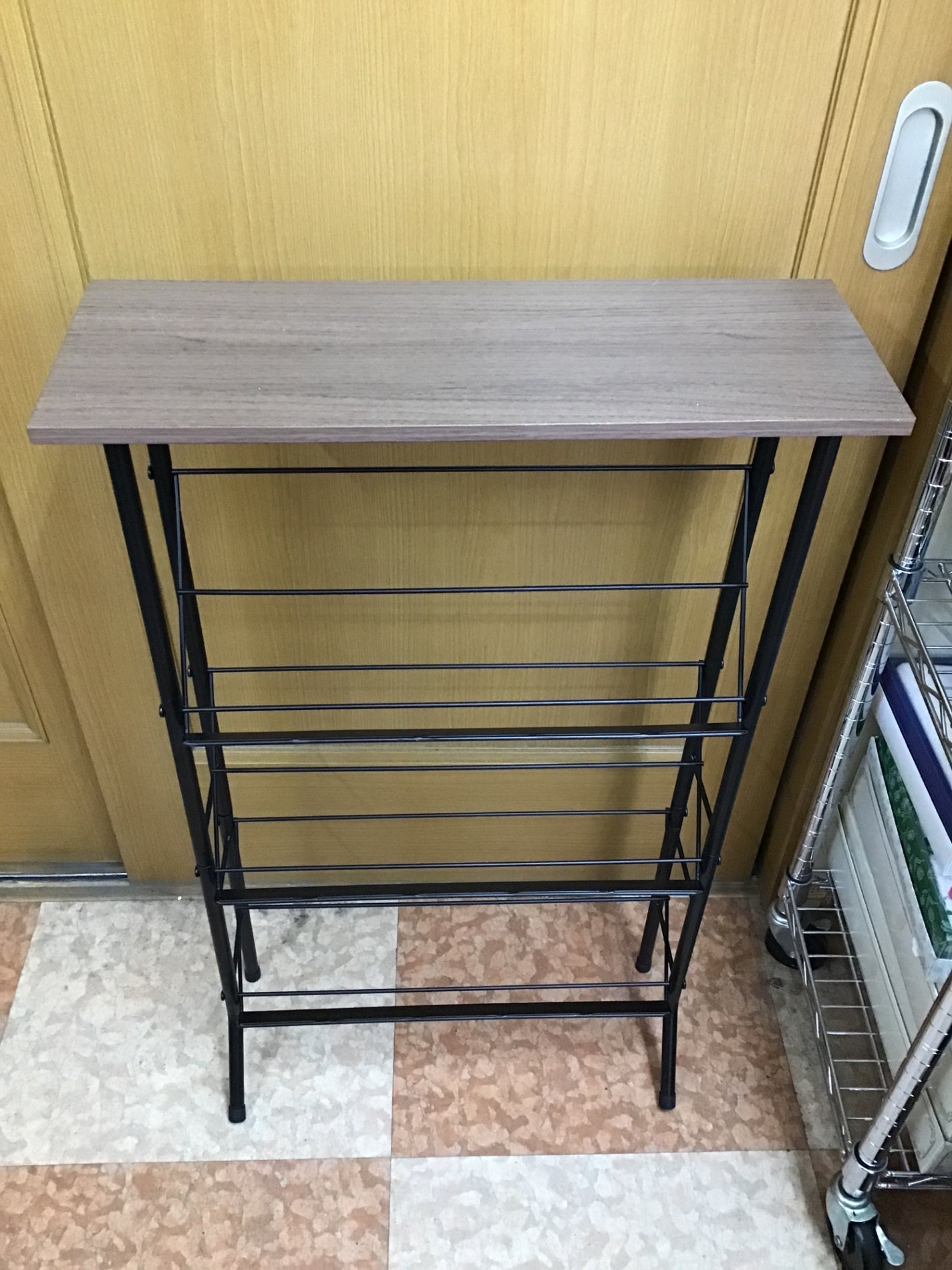 【深草店】 シューズラック　幅55㎝　奥行19.7㎝　高さ88.2㎝