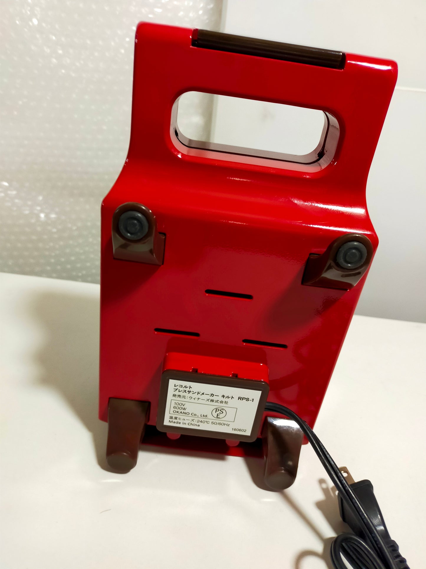 【サテライト】 プレスサンドメーカー レコルト RPS-1  2018年製