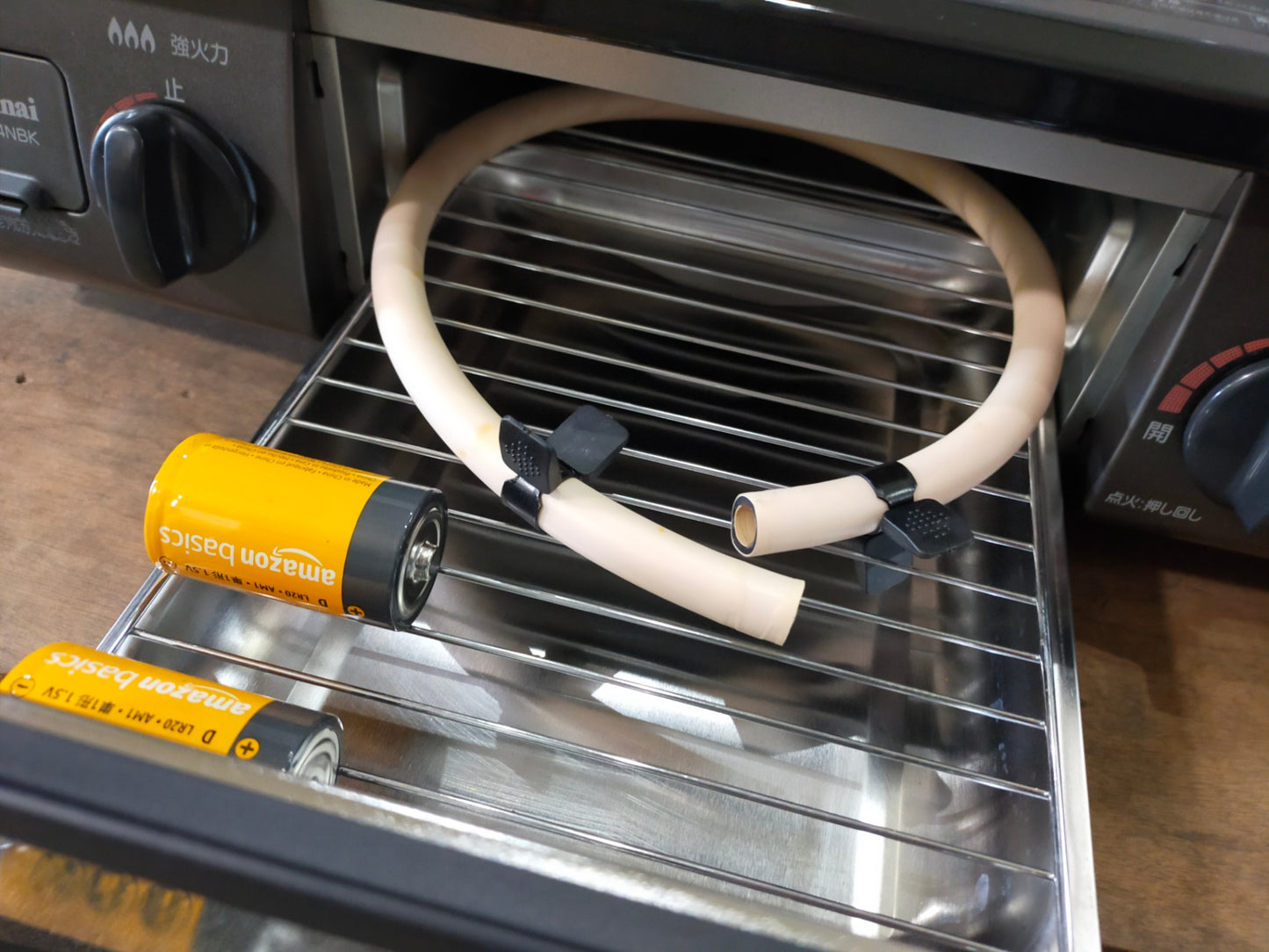 【サテライト】 ガスコンロ リンナイ KG34NBKL-13A 

 2020年製