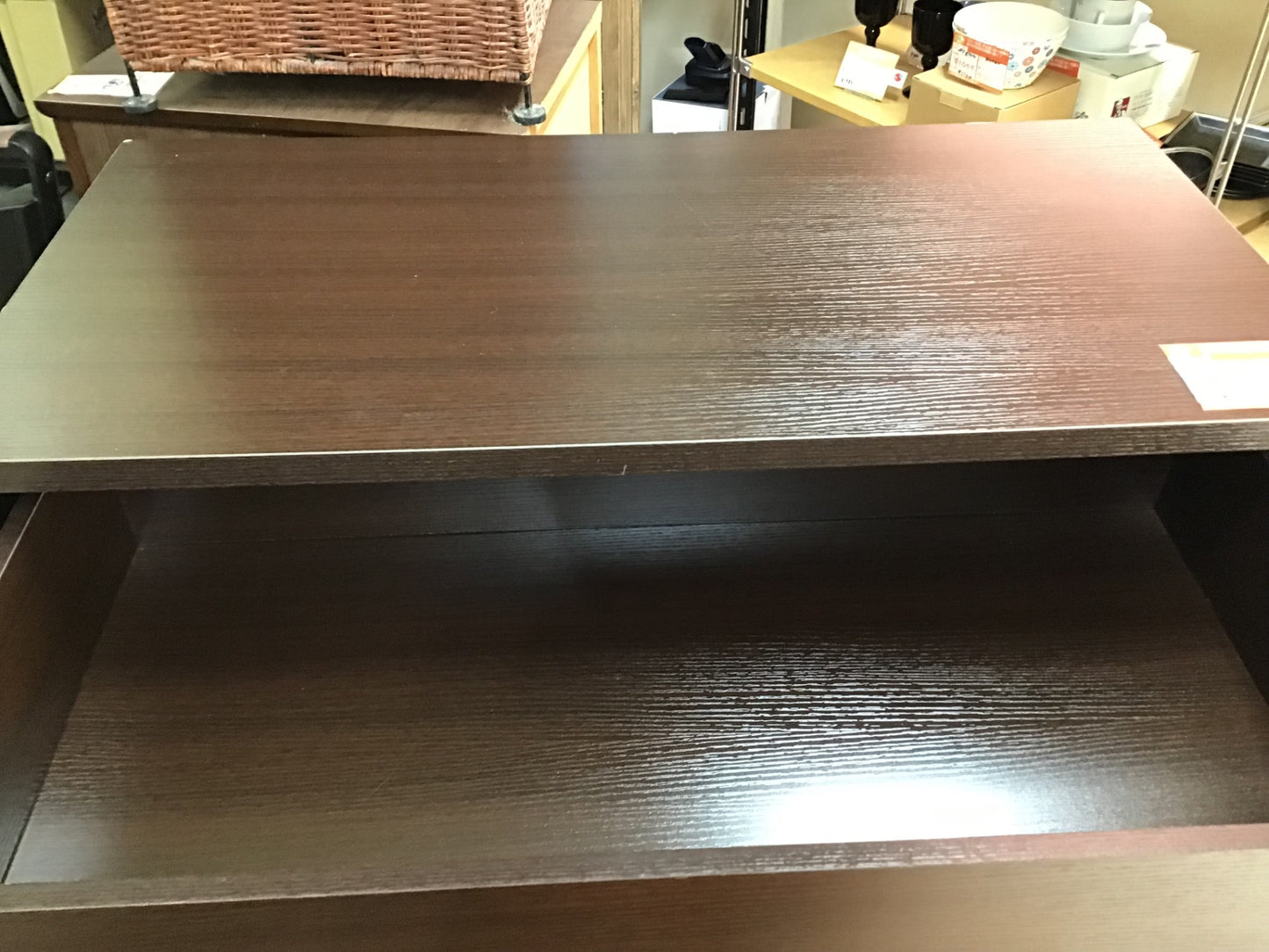 【深草店】 チェスト　ブラウン　五段　幅790mm 高さ1000mm 400mm