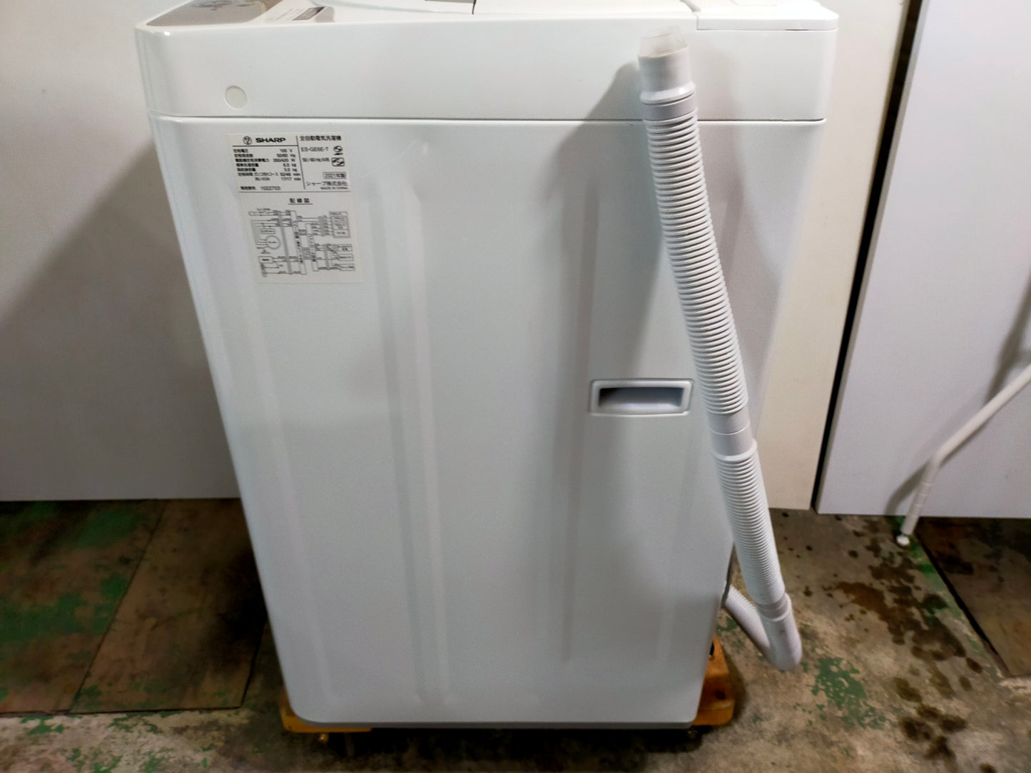 【サテライト】洗濯機 シャープ ES-GE6E-T 6.0kg 2021年製