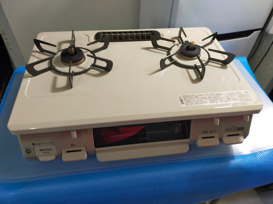 【サテライト】 ガスコンロ リンナイ KG67BE-R-13A 

 2022年製