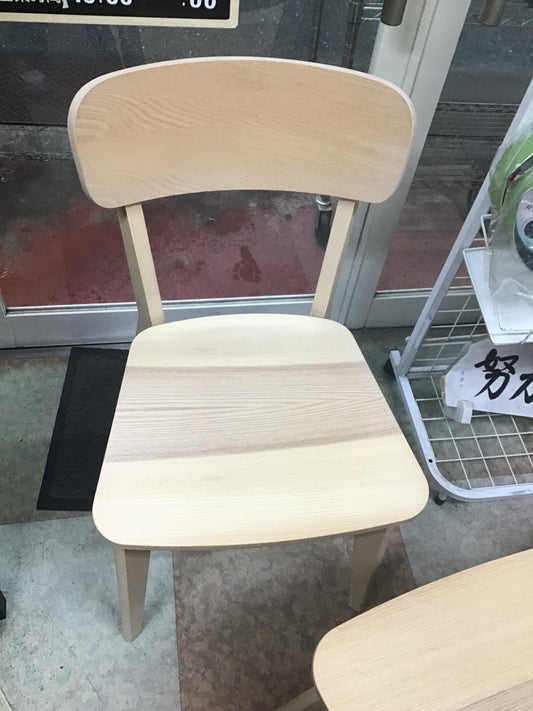 【深草店】 木製の椅子　四脚セット　幅44㎝　奥行41㎝　高さ80㎝　座高40㎝