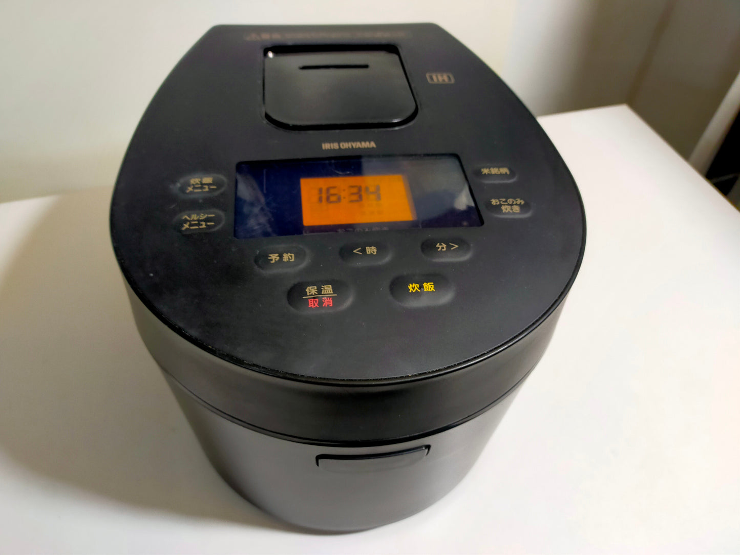 【サテライト】 IH炊飯器 アイリスオーヤマ 極厚火釜 3合炊き RC-IL30-B  2022年製
