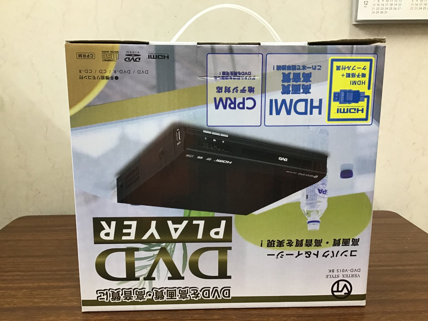 【深草店】 DVDプレーヤー　VERTEX STYLE   DVD-VO15  BK