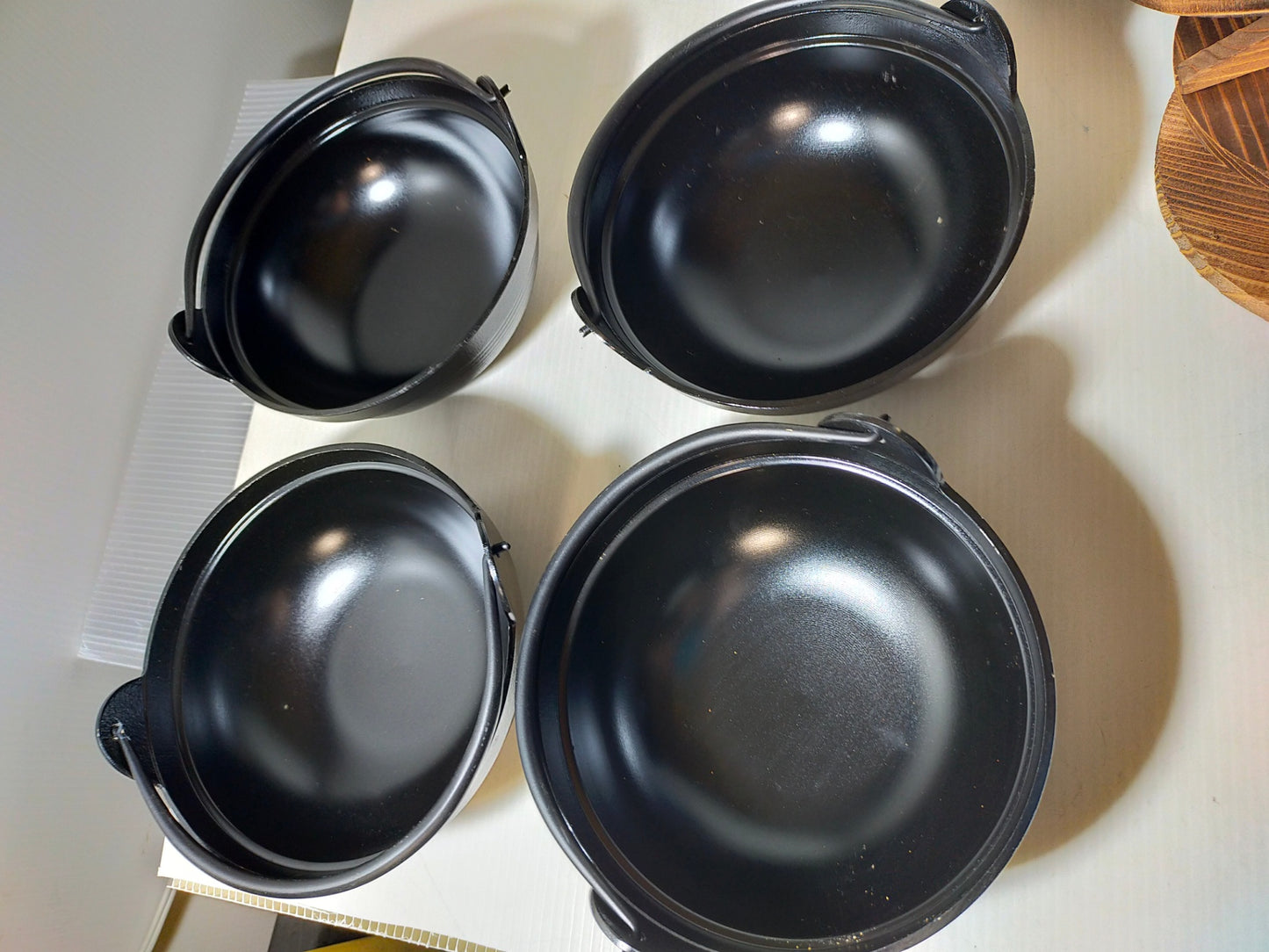 【サテライト】 アルミ田舎鍋 4つセット