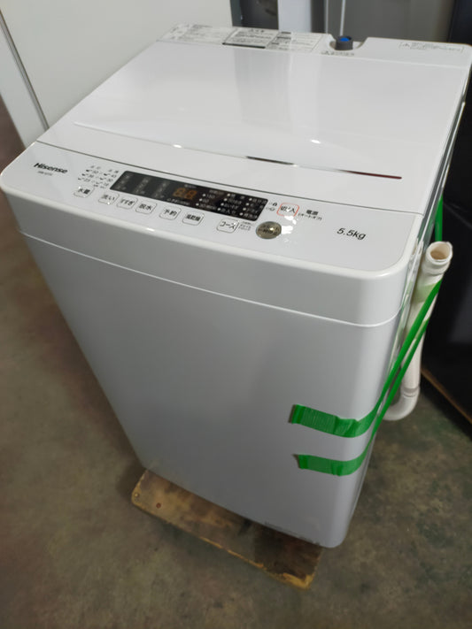 【深草店】洗濯機 ハイセンス HW-K55E 5.5kg 2023年製