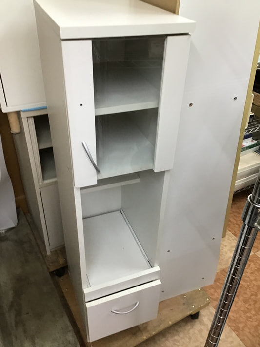 【深草店】 カップボード　取っ手無し　幅28.5㎝　奥行39.5㎝　高さ120㎝