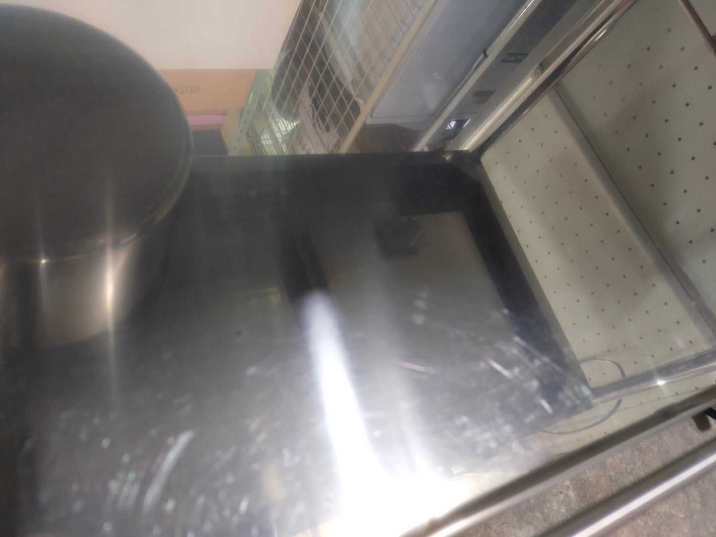 【サテライト】 医療用 ステンレスワゴン カート 回診車 包帯交換車 引出2個 汚物缶付 2段 幅88cm 奥行き49cm 高さ86cm