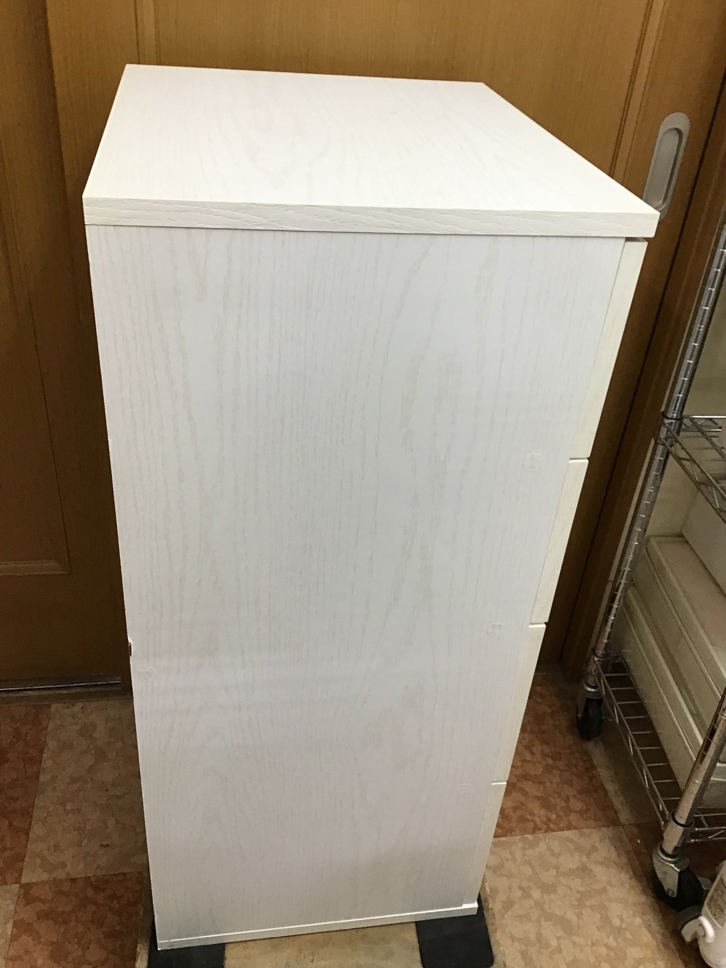【深草店】 チェスト　白　幅475mm 高さ900mm 奥行400mm