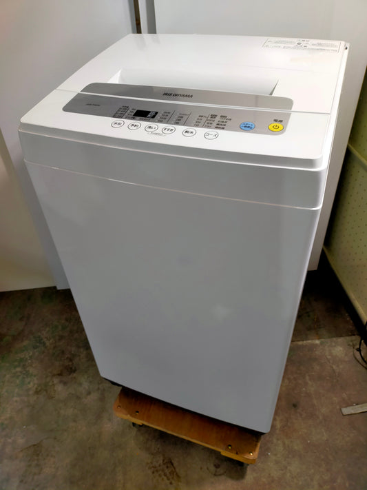 【深草店】洗濯機 アイリスオーヤマ IAW-T502E 5.0kg 2020年製