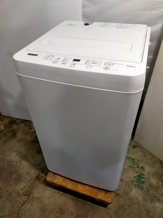 【サテライト】洗濯機 ヤマダ電機 YWM-T45H1 4.5kg 2021年製