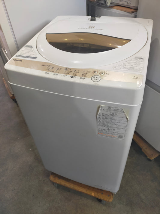 【サテライト】洗濯機 東芝 AW-5GA1-W 5.0kg 2021年製