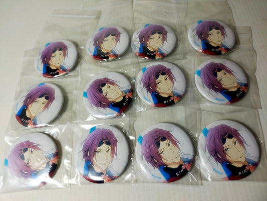 【サテライト】 缶バッジ Free! Water 松岡凛 12個セット