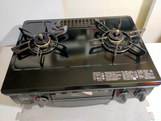 【サテライト】 ガスコンロ リンナイ 都市ガス用 RTE565BKL-13A  2025年製